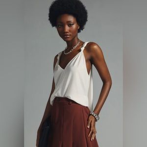 By Anthropologie Shine Knot Tank
